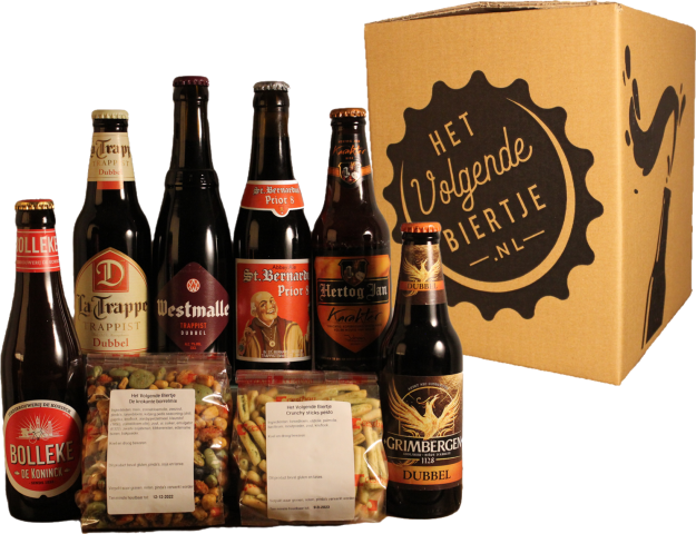 Donker bieren pakket met borrelmixen